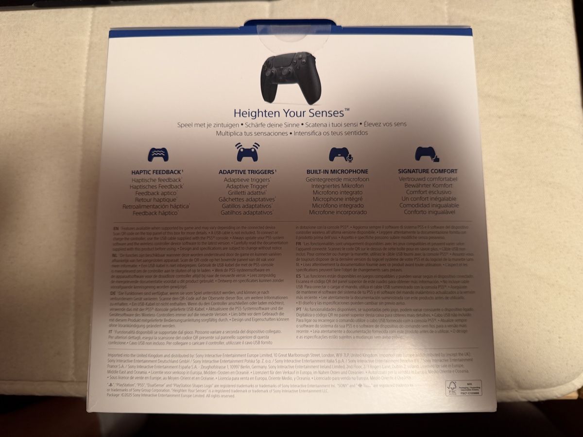 Sony Controller: DualSense Wireless Controller Schwarz PlayStation 5 – Nuovo e nell'imballaggio originale da Fahrweid venduto da Sealed.Out 1