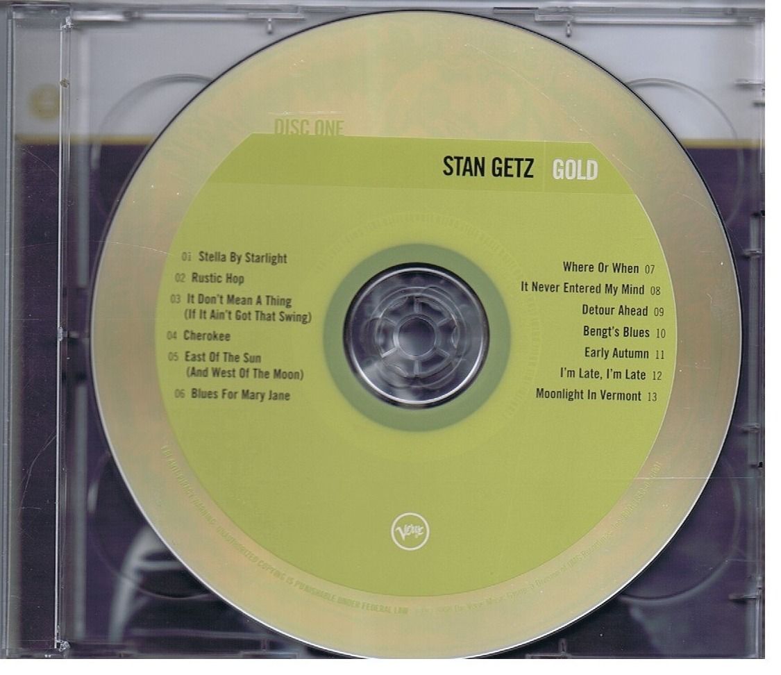CDs: Stan Getz - Gold (Doppel CD) – Gebraucht aus Unterengstringen von Lastchance 2
