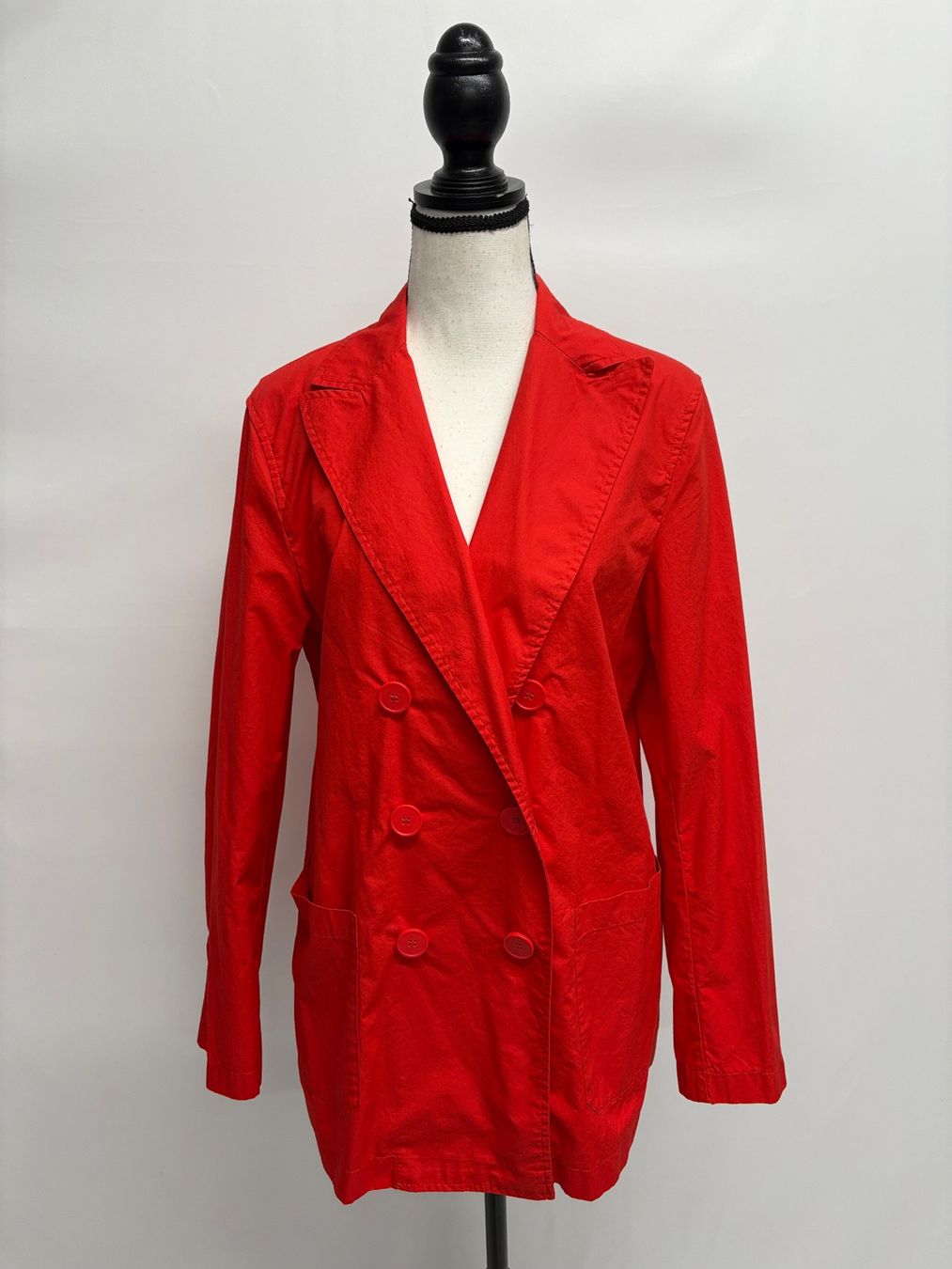 Giacche: Attic and Barn Roter Blazer Gr. 44 Longblazer Baumwolle – Nuovo (secondo la descrizione) da Regensdorf venduto da secondchancefashion 1