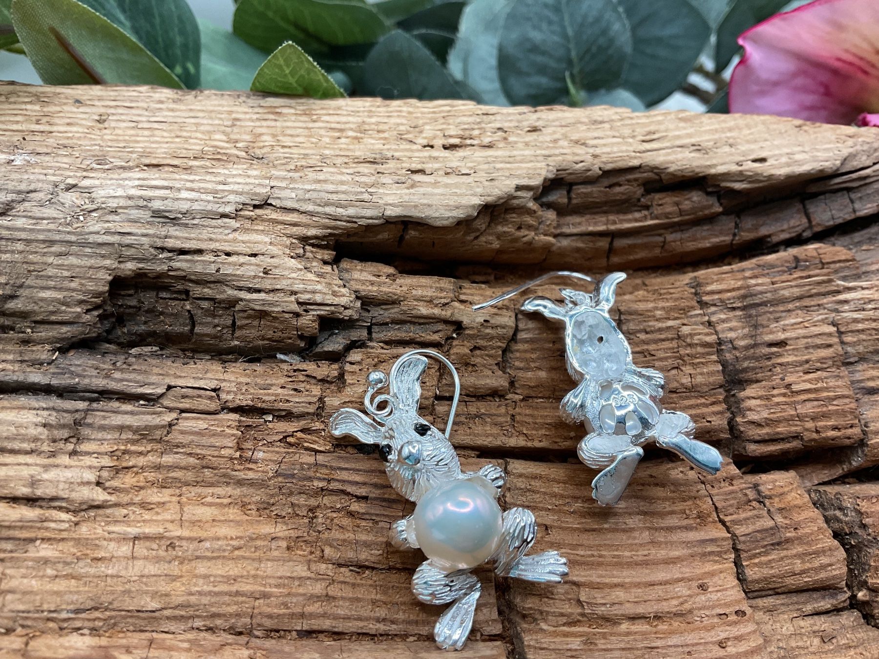 Ohrringe & -stecker: Häslohrhänger, Sterlings. mit Perle – Neu (gemäss Beschreibung) aus Luzern von S.Kern01 2