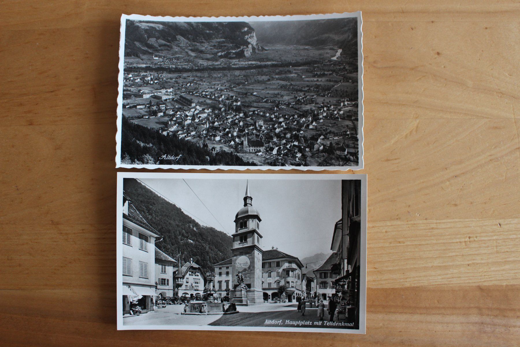 Cartoline postali: Altdorf UR, alte Ansichtskarten, 2 Stk. – Usato da einsiedeln venduto da Huttli
