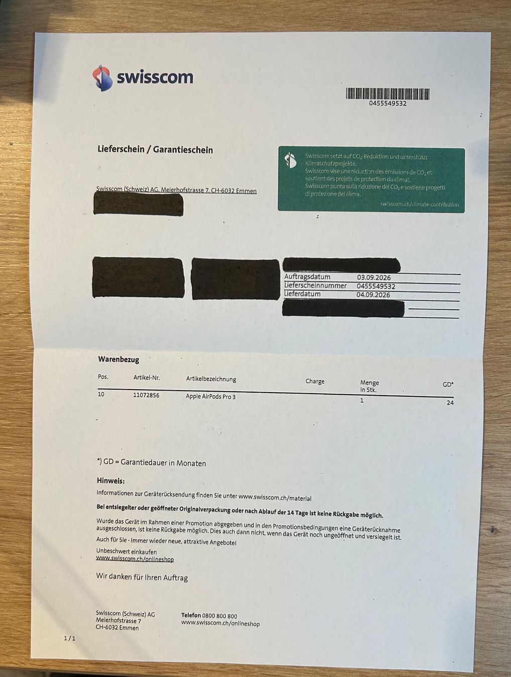 Apple Cuffie: AirPods Pro 3  NEU !!! – Nuovo e nell'imballaggio originale da Schattdorf venduto da wal_5l5t 3