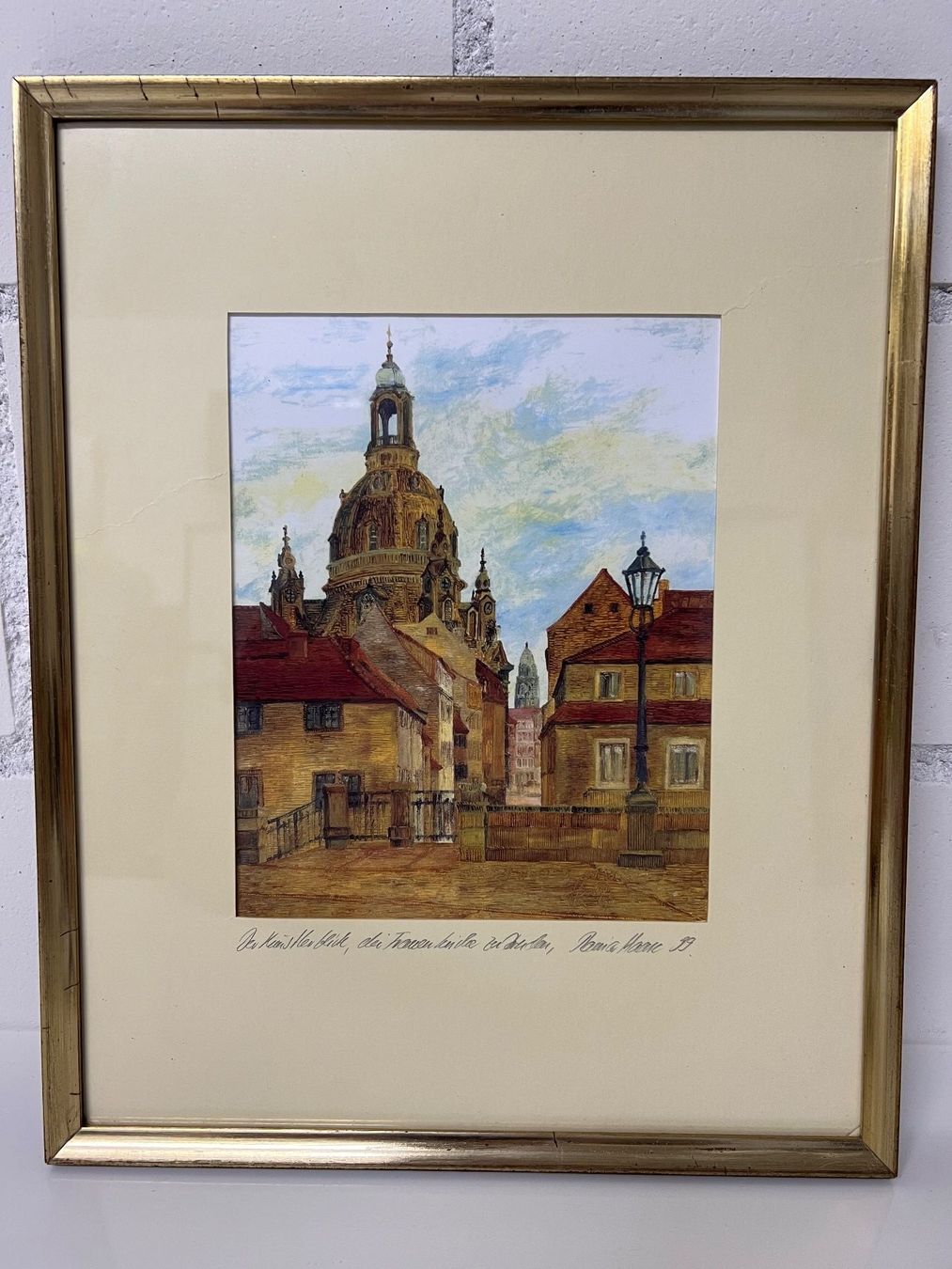 Gemälde: 2 Gemälde der Frauenkirche in Dresden – Neu (gemäss Beschreibung) aus Rümlang von pasblu 1