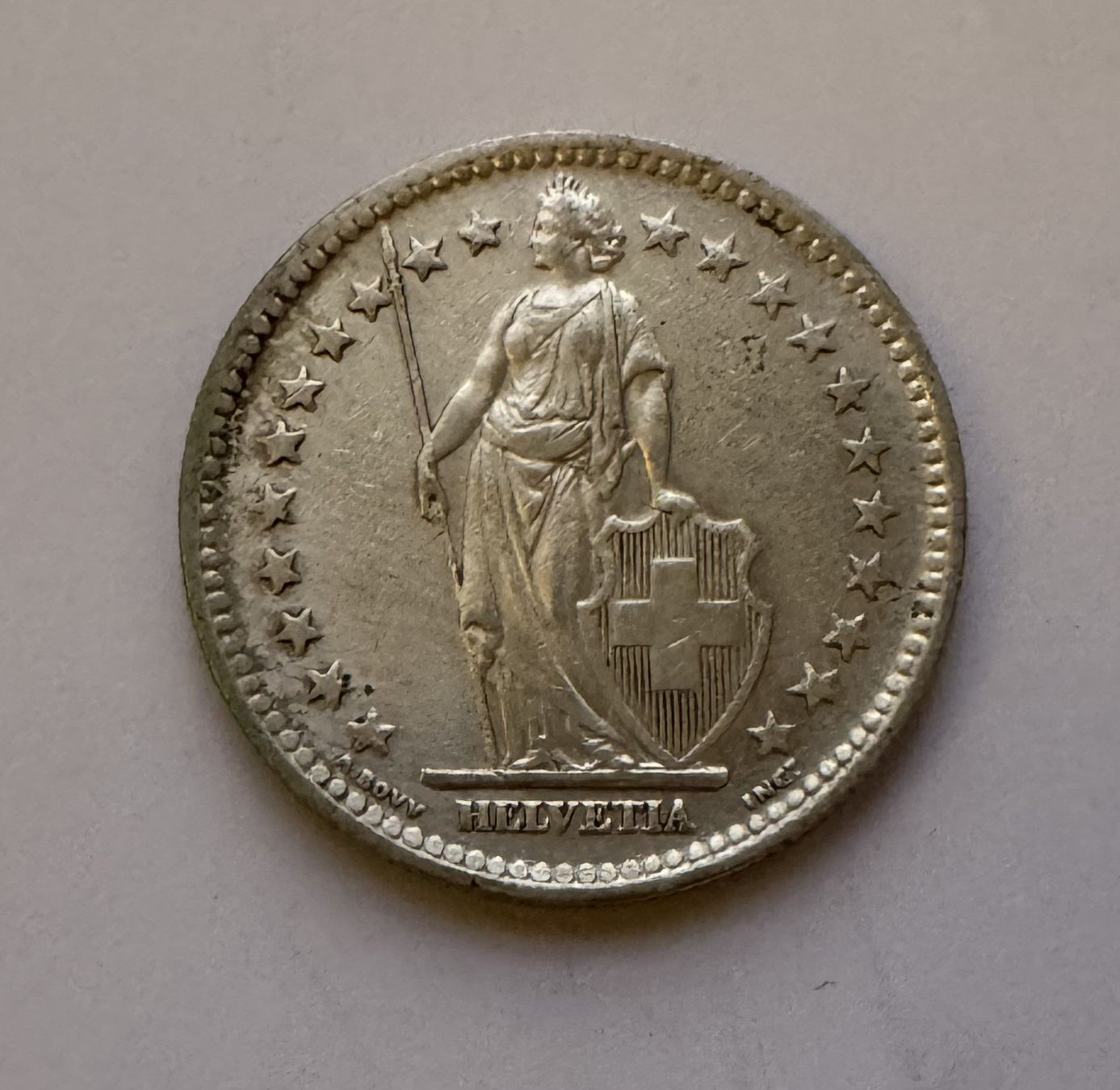 Tutti le monete: 1947 2 Franken Silber ab Fr. 1.- – Usato da Kirchberg SG venduto da Zenhad69 1