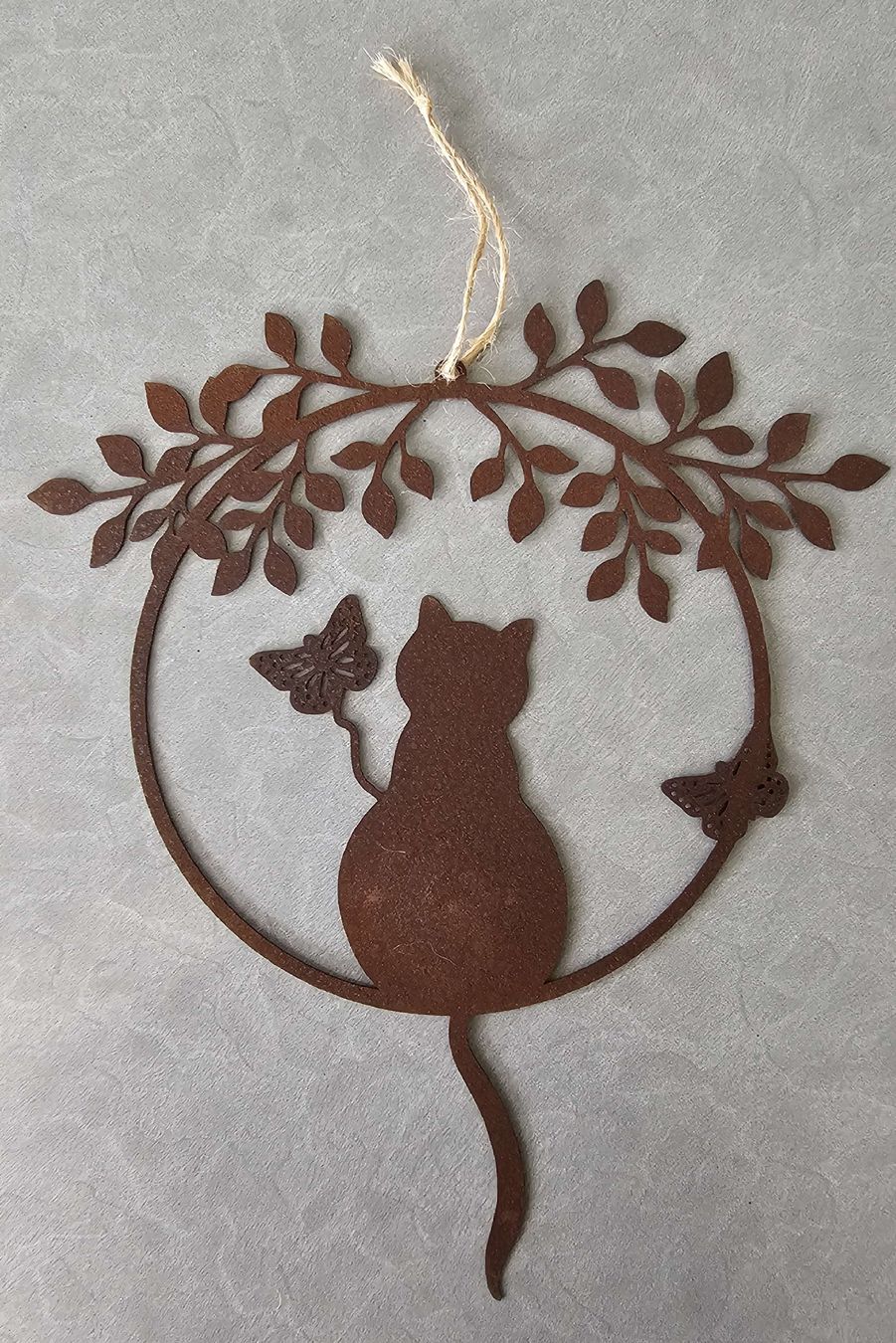 Tutte le decorazioni: Deko, Katze, Metall Edelrost, neu – Nuovo (secondo la descrizione) da Grosshöchstetten venduto da Chaotik-Reptil