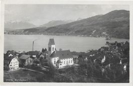 Richterswil Teilansicht mit Kirche