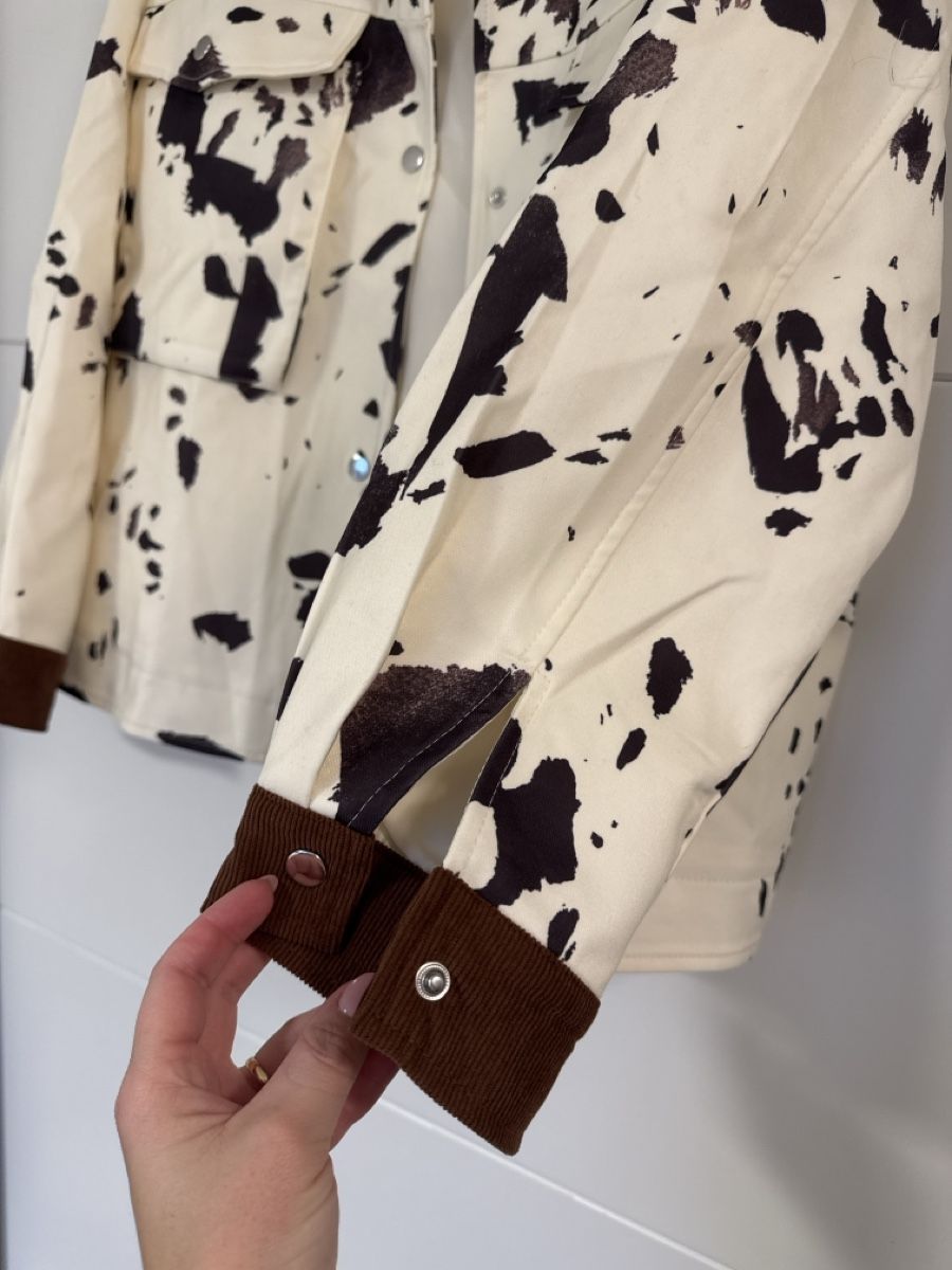 Jacken: Cow print light jacket M oversized – Gebraucht aus Beringen von Edu-Nati 2