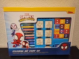 Neu - Disney - Mal - und Stempelset Spidey