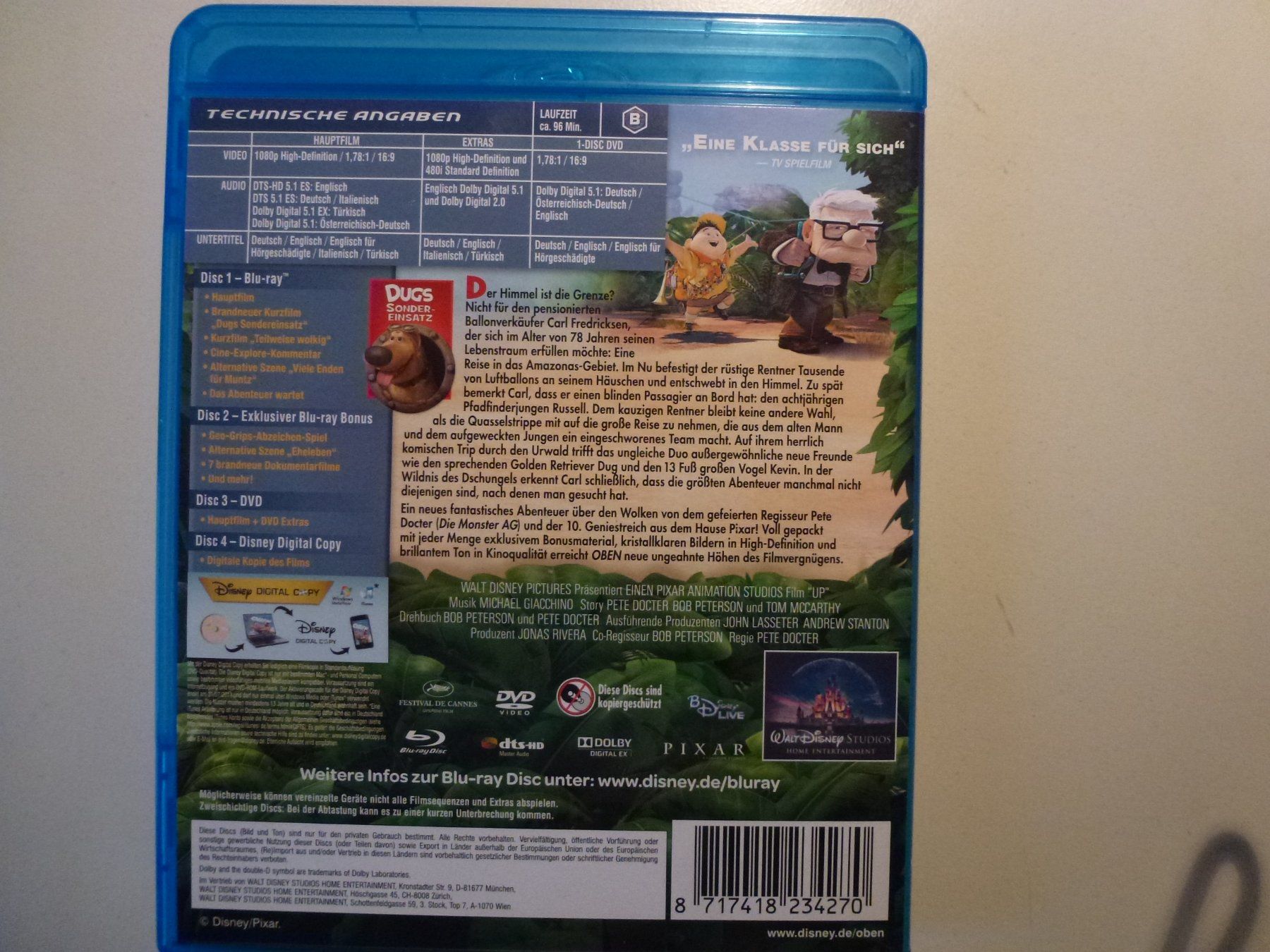 Tutti i DVDs: Oben - 4-Disc Set (Blu-Ray+DVD+Digital Copy) – Nuovo (secondo la descrizione) da Bern venduto da Frebo 1