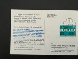Belgien 1974  Ballon-Karte Vrasene  (G1176)