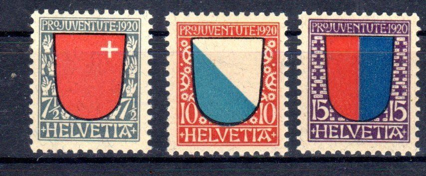 Tous les timbres: Pro Juventute 1920 Satz ** K: 60.00 CHF – Neuf (Voir description) à Remetschwil par Hofiii