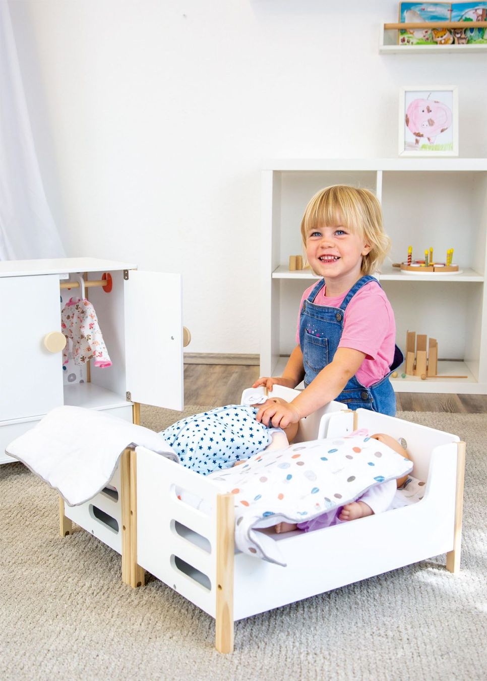 Puppenhäuser & -möbel: Puppenhochbett "Little Button" – Neu und originalverpackt aus Wettingen von Swala 6