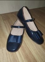 Ballerines vernies bleu marine, taille 34, NEUVES