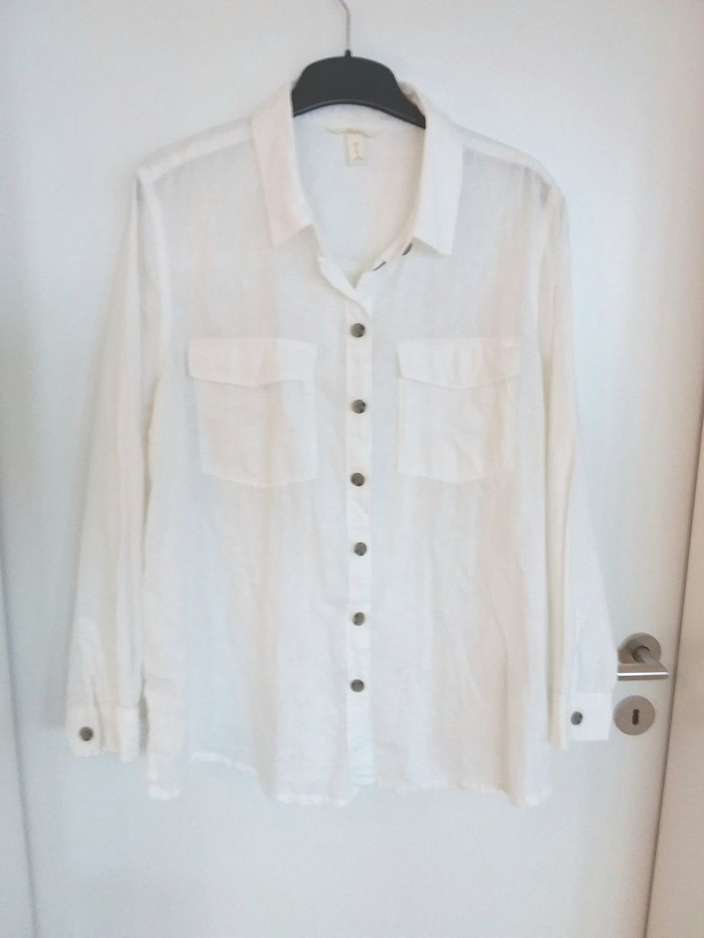 H&M Blusen: Leinen / Baumwoll Bluse Gr 46 – Gebraucht aus Immensee von Btrutmann