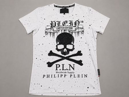 Philipp Plein T-shirt Tête de Mort Strass - Taille S