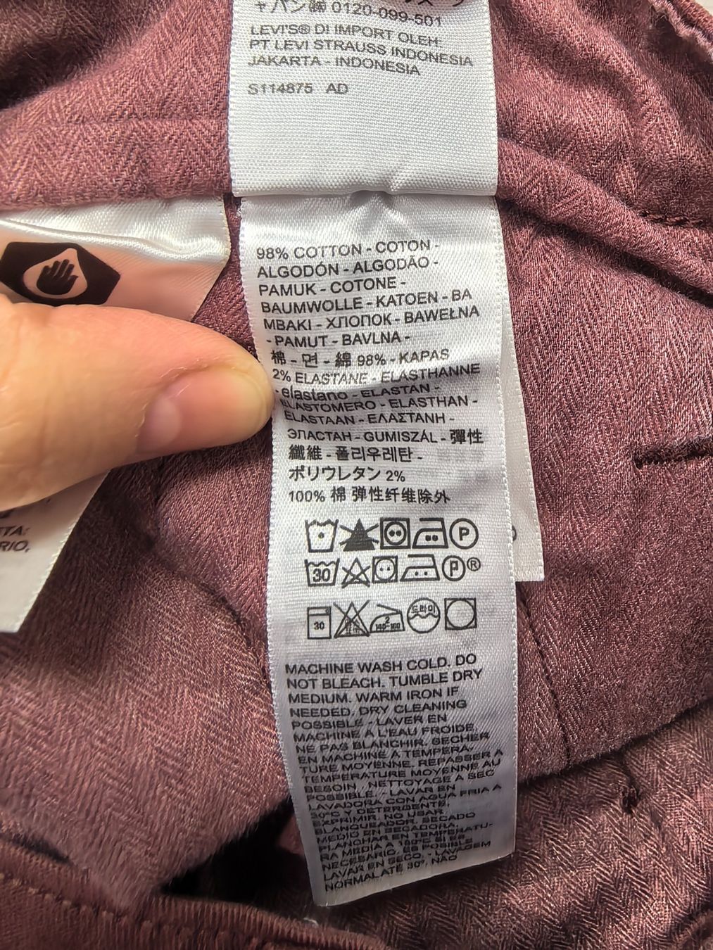 Levi's Pantaloni: Levi's Herren Chinos – Nuovo e nell'imballaggio originale da Bad Ragaz venduto da AKahlon 6