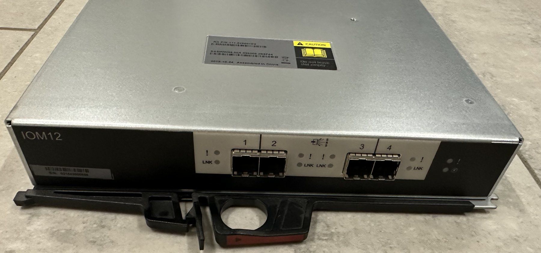 Unità & Adattatore: NetApp IOM12 SAS 12G Controller (2 Stücke) – Usato da Schafisheim venduto da Massaranduba