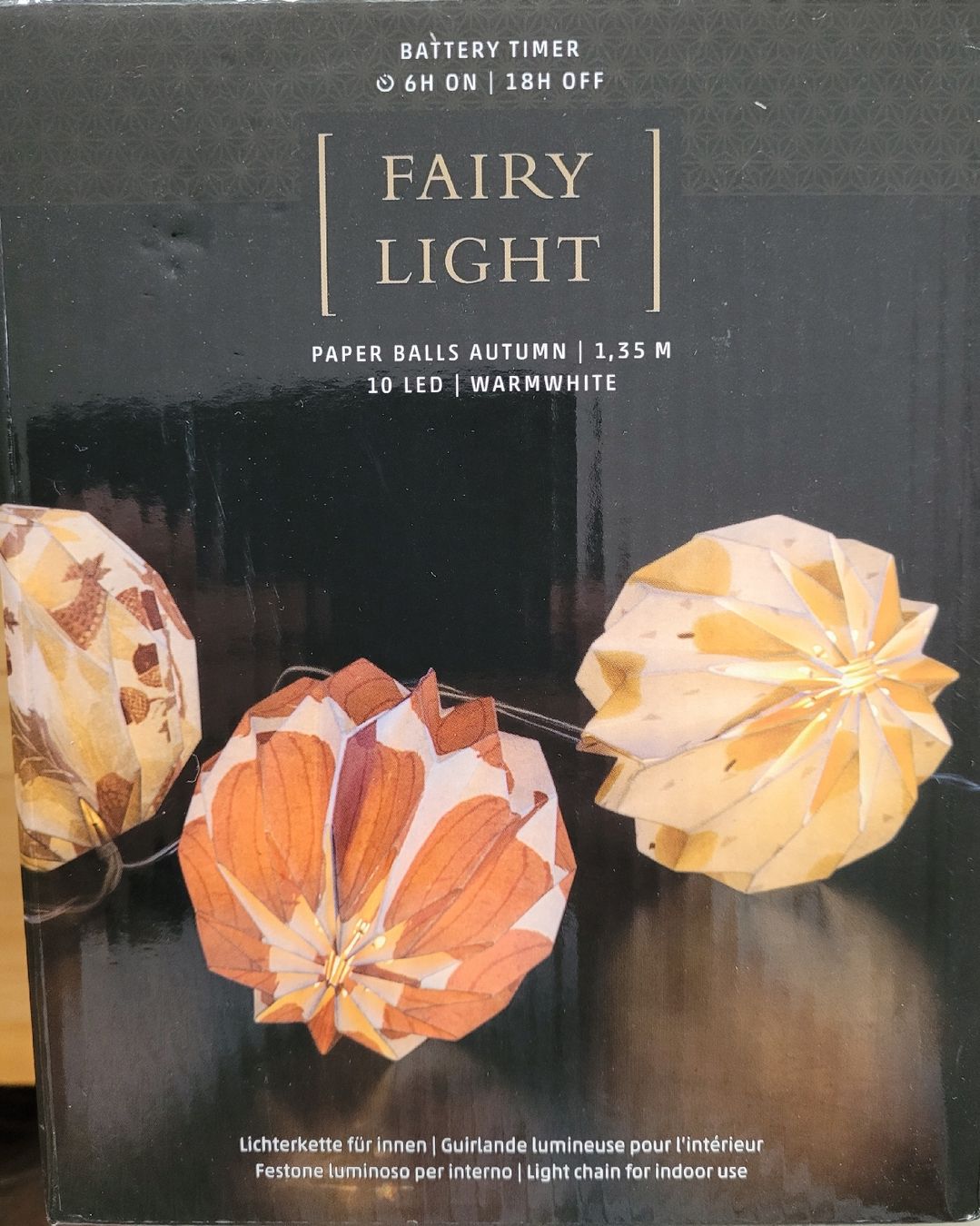 Lichterketten & Leisten: Papierkugel-Lichterkette, warmweiss – Neu (gemäss Beschreibung) aus Cham von chirlu62 1