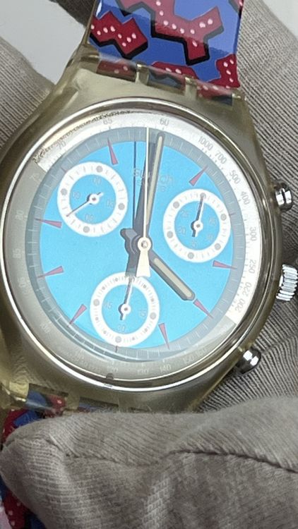 Swatch Orologi: Swatch Uhr Chronograph – Usato da Grenchen venduto da chththl 4