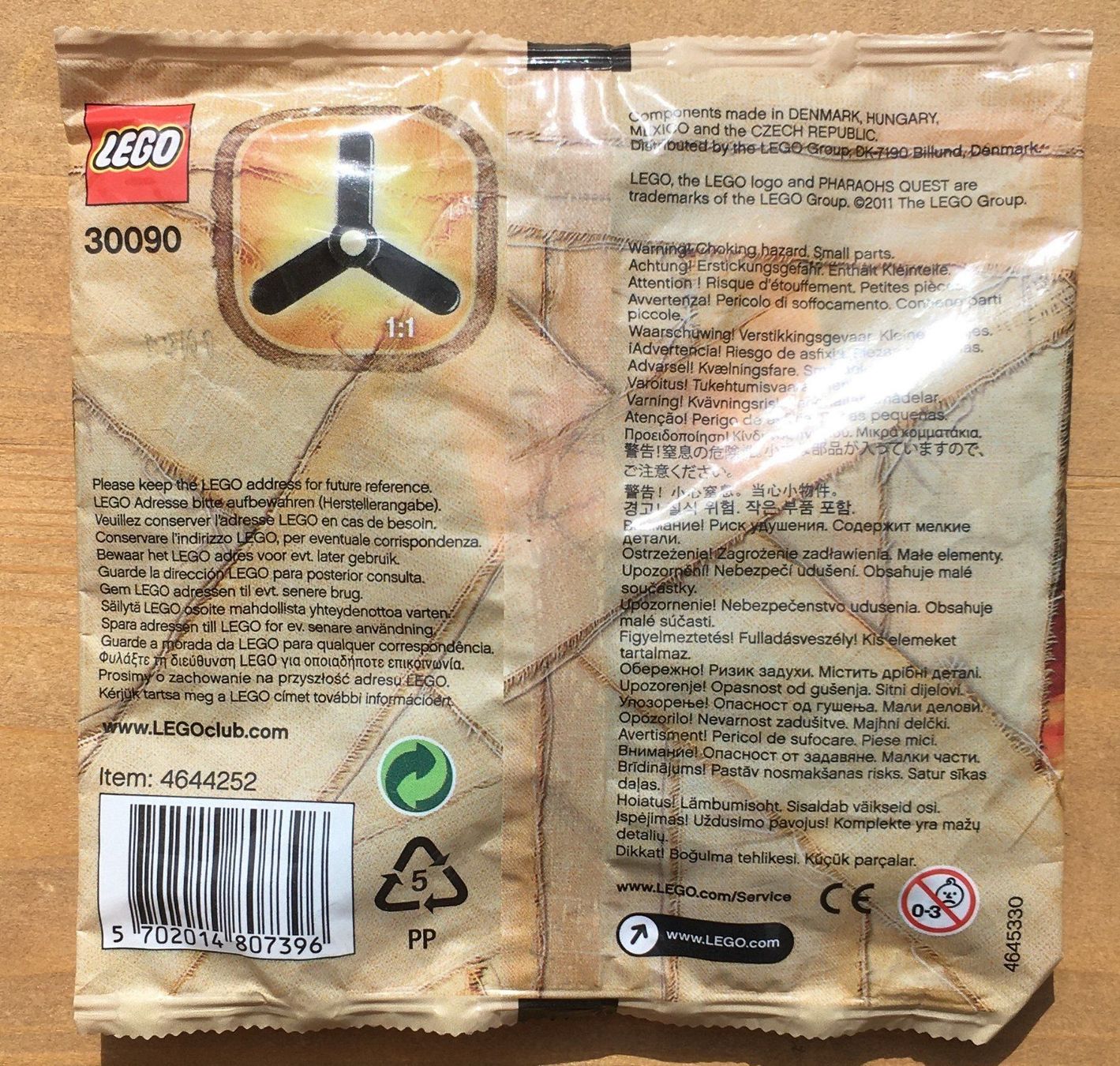 Lego Baukästen: LEGO 30090 Pharaoh's Quest Polybag Neu & Sealed – Neu und originalverpackt aus Dornach von Deco89 1