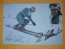 ROLAND COLLOMBIN SKISTAR AUTOGRAMMFOTO RARITÄT