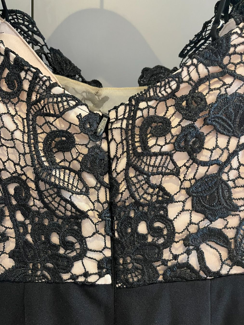 Vestiti: Elegantes Abendkleid Schwarz S mit Spitze & Schlitz – Usato da Rheineck venduto da FGeissler 5