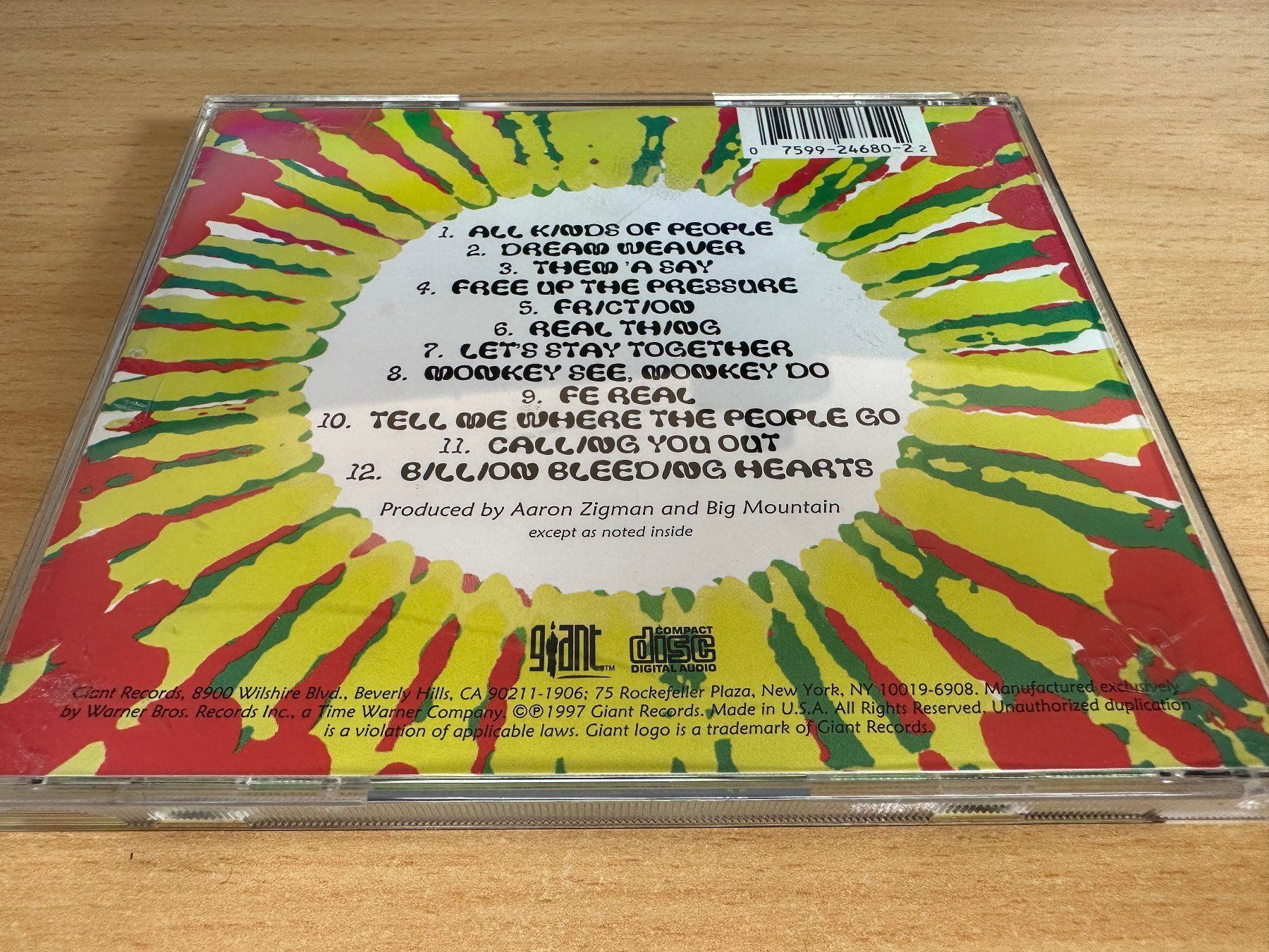 CD: Big Mountain – Free Up – Usato da Rikon im Tösstal venduto da Alpenmutz 1