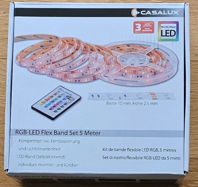 Casalux RGB LED Flex Band Set 5 Meter | Kaufen auf Ricardo