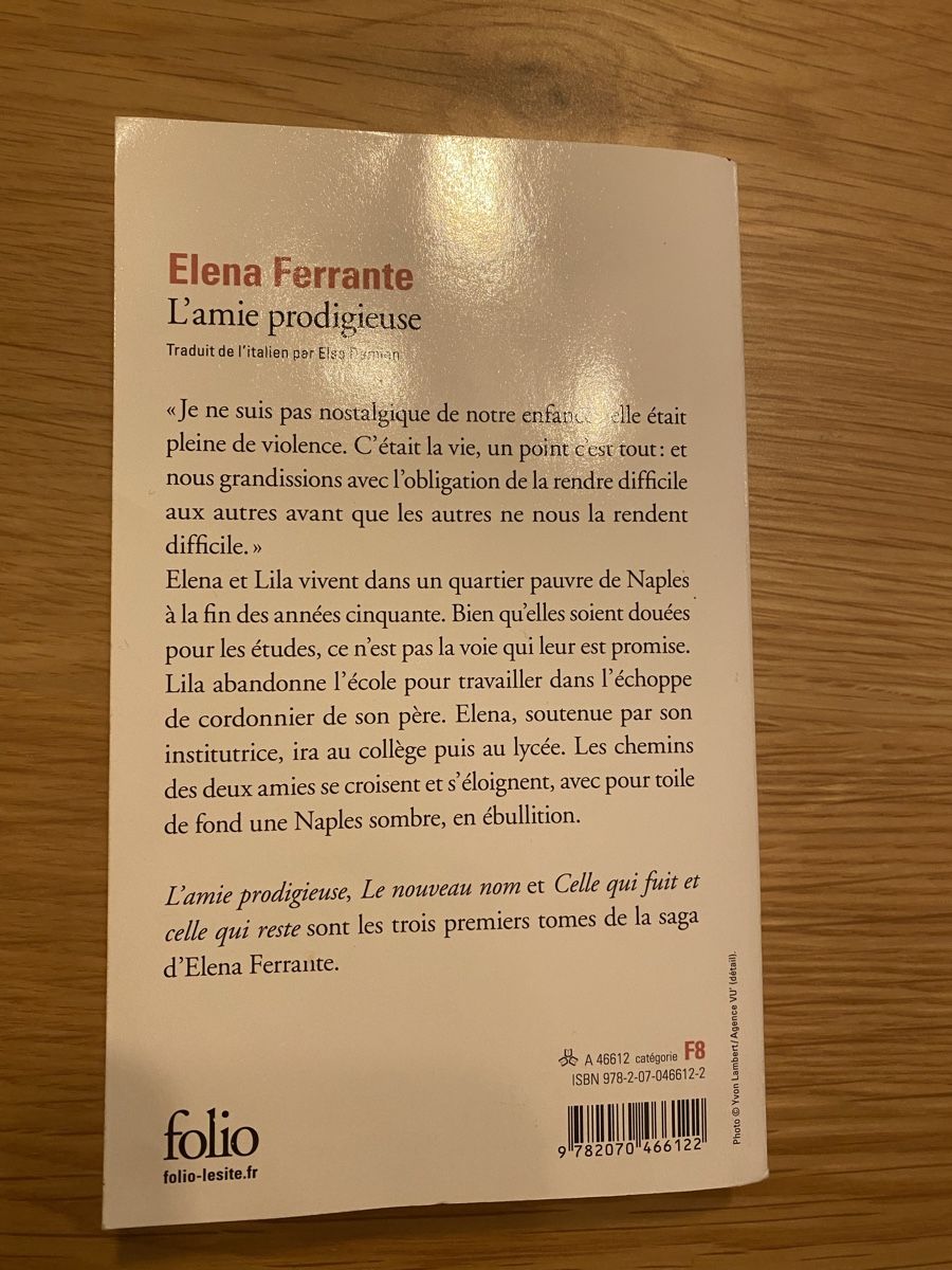 Bücher: Livre l’amie prodigieuse – Gebraucht aus Bussigny von Pauline.dbs 1