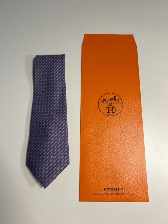 Hermès Carre Muster Krawatte