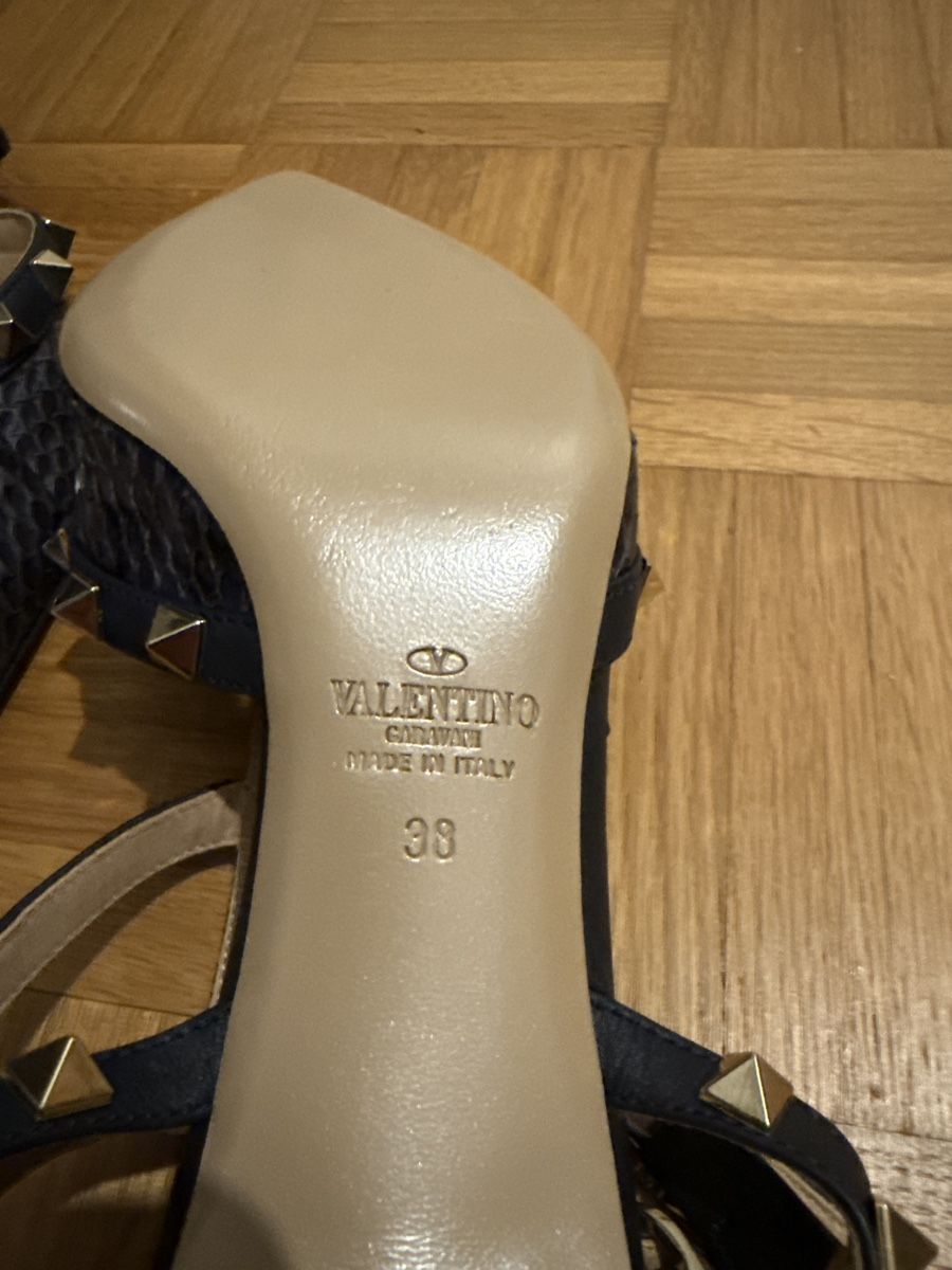 Valentino Damenschuhe: Valentino Rockstud in pitone, nuove, 38 – Neu und originalverpackt aus Viganello von Cathy3 3
