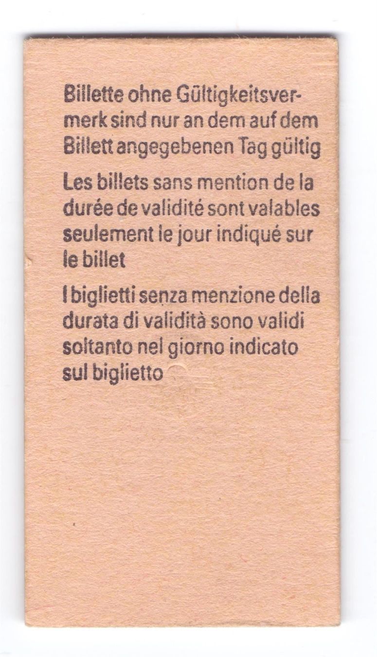 Biglietti: Billette Brienz - Interlaken Ost – Usato da Langenthal venduto da Sammlungs_aus 1