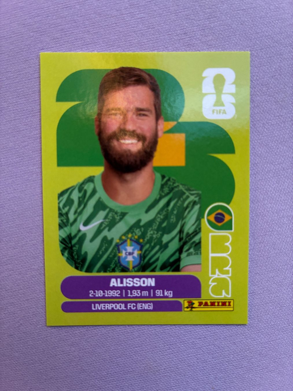 Panini Cartes à collectionner: FIFA WC 2026 Alisson BRA 2 Sticker – Neuf (Voir description) à Boll par valoune01