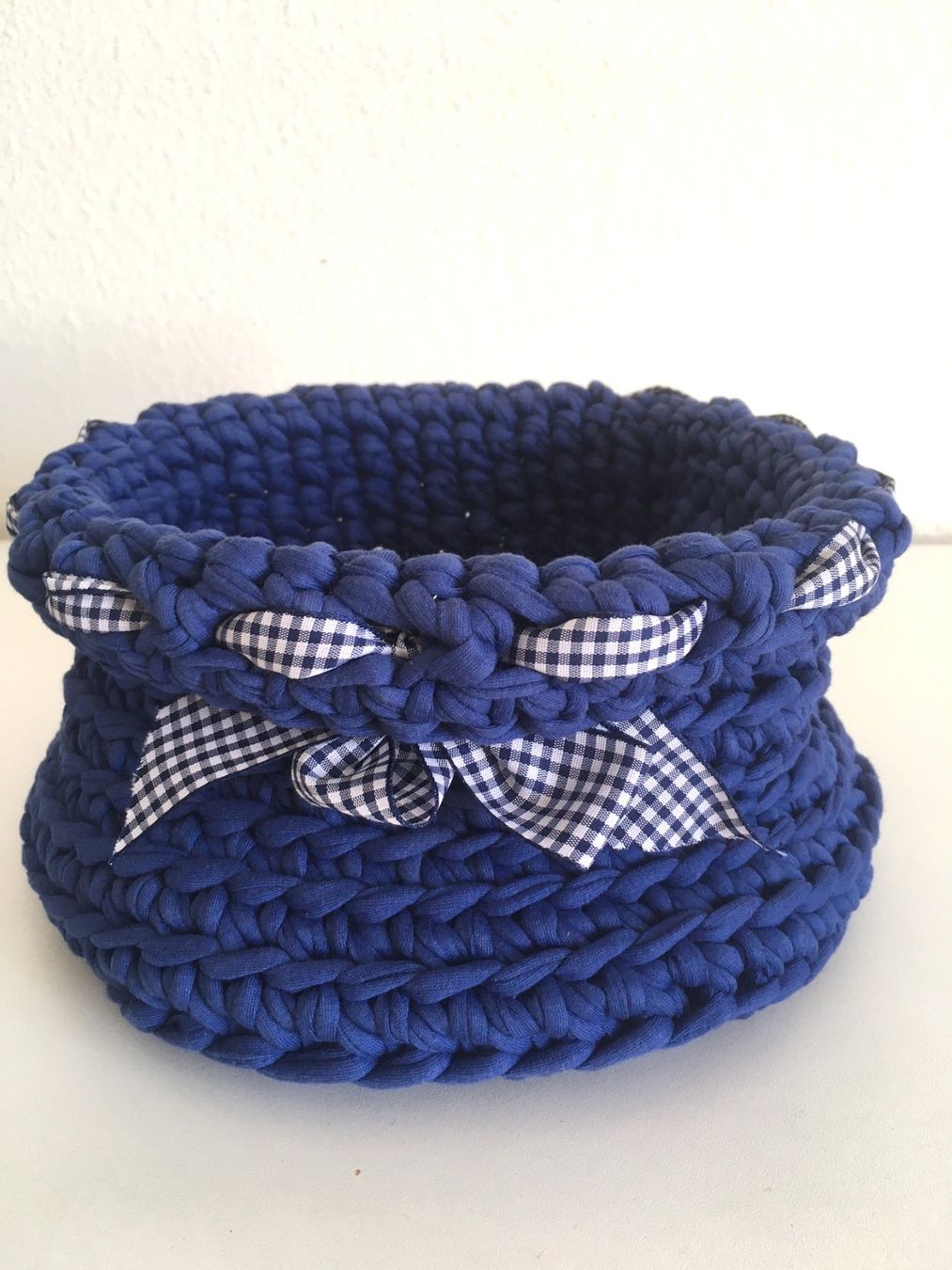 Altro per la casa: Dekorativer Textilkorb in marineblau_handmade – Nuovo (secondo la descrizione) da Brugg AG venduto da Biomaga