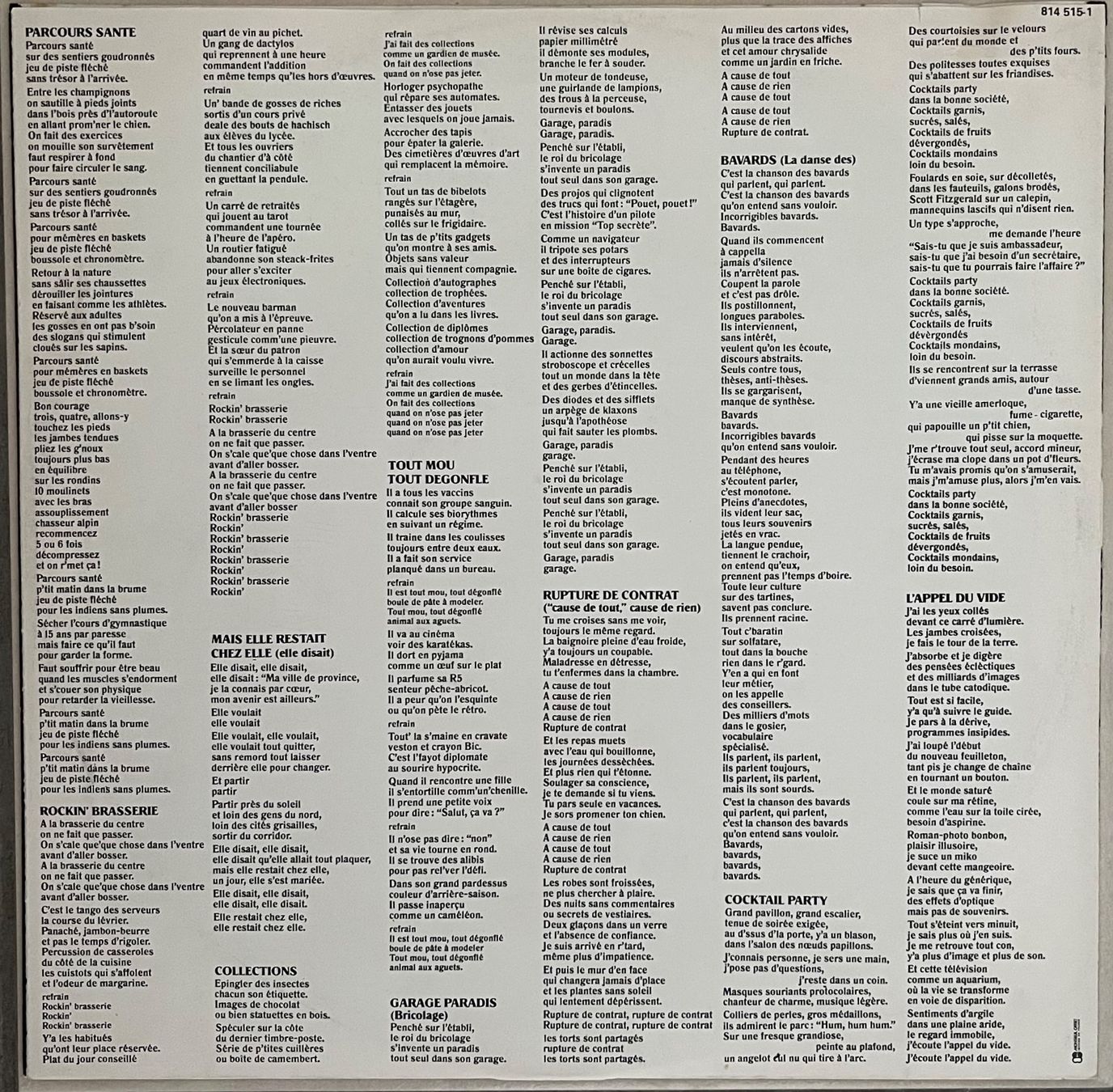 Dischi in vinile: TOM NOVEMBRE - TOILE CIRÉE – Usato da Bussigny venduto da vinyl-pas-cher 5