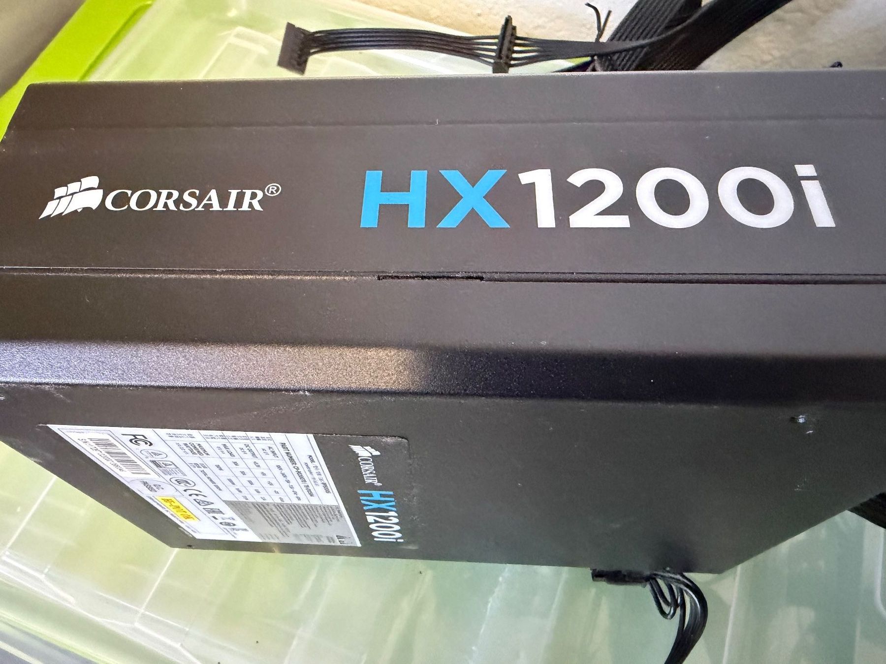 Elektronikbauteil: Netzteil Corsair HX1200i – Gebraucht aus Wädenswil von OctagonX