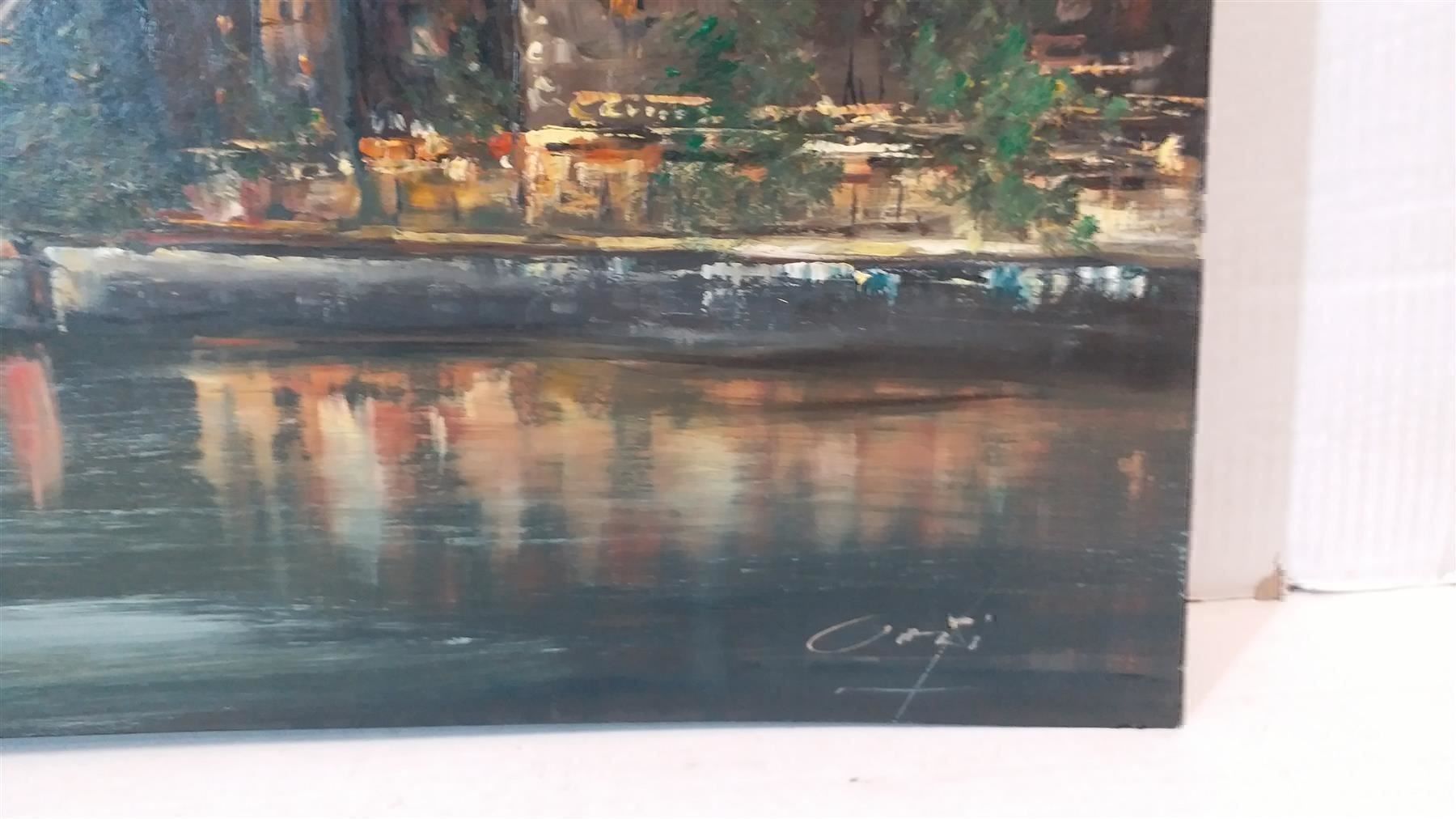Dipinti: Corti "Zürich bei Nacht" Oelgemälde – Usato da Zürich venduto da Galerie-Kunst 1