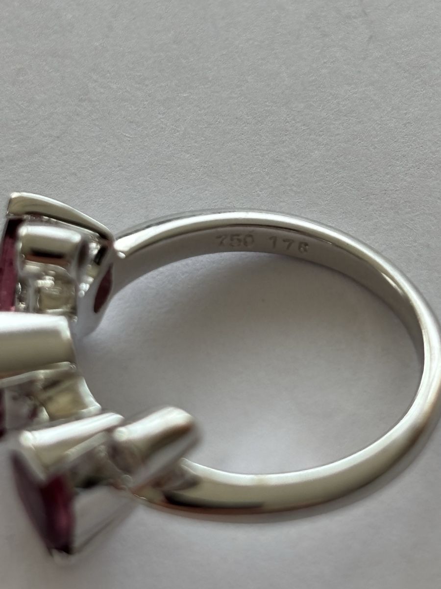 Anelli: Weissgold Ring / Diamanten 18 Karat – Usato da Langnau am Albis venduto da flusspflege 5