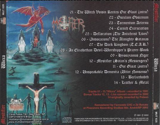 CD: Mystifier - Wicca – Usato da St-Cergue venduto da VeganWarrior 1