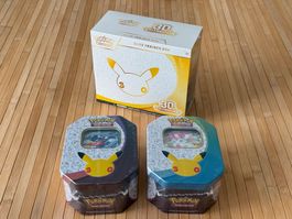 Pokémon 30th Celebration ETB + 2x Tins sealed (EN)