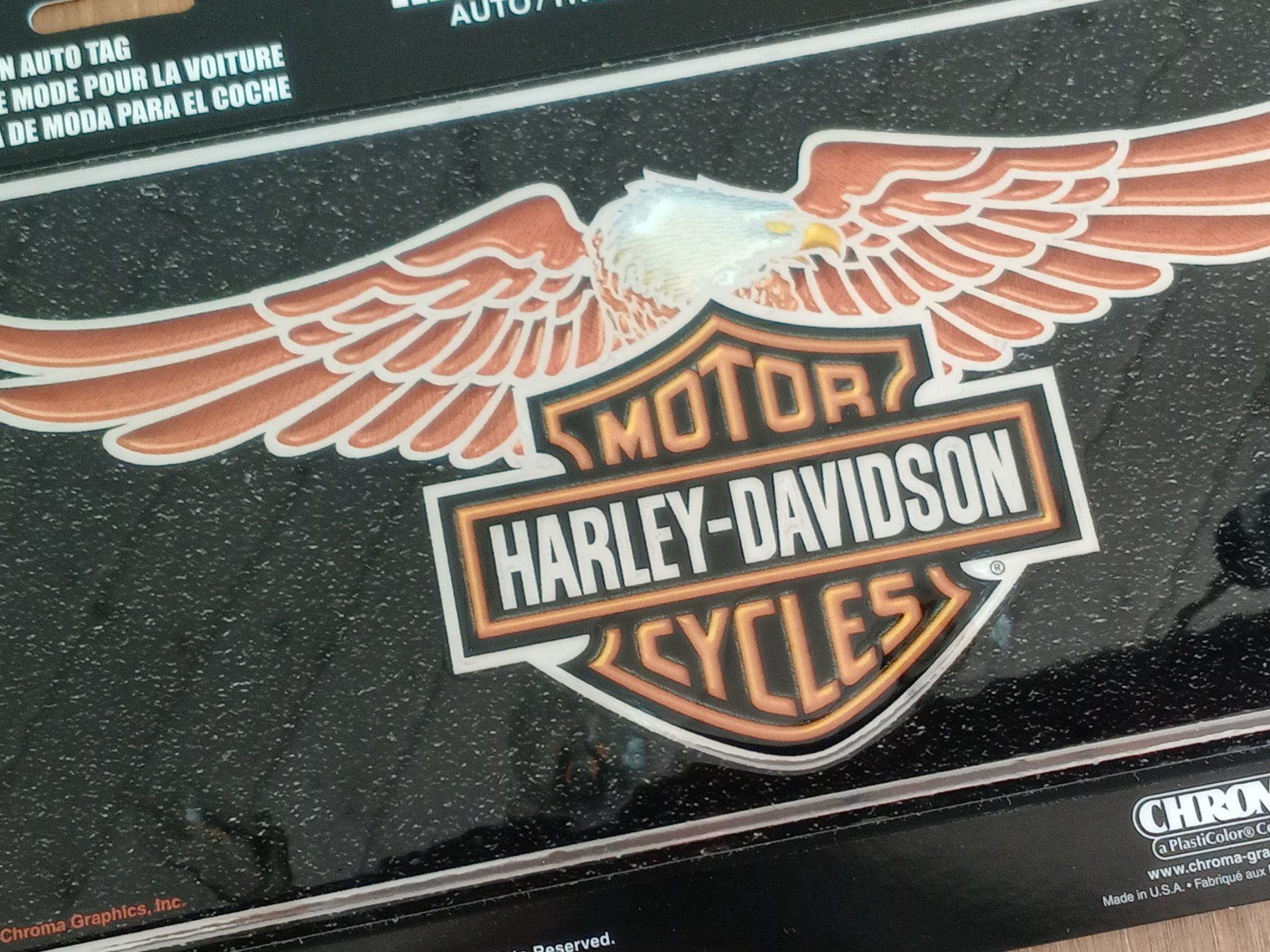 Harley-Davidson Schilder: Harley-Davidson Auto Tag/Schild, neu & originalverpackt! – Neu und originalverpackt aus Waldenburg von Wild_Thing_II 2