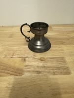 Kerzenhalter Metall mit Griff, antik, guter Zustand