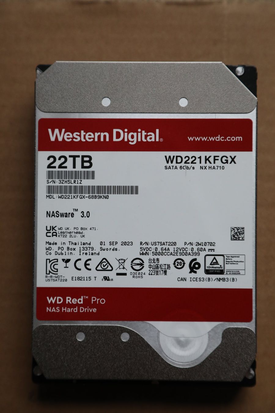 Western Digital Disques durs: WD Red Pro 22 Tb – D'occasion à Porrentruy par kousskouss3
