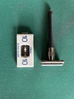 Gillette Rasierhobel Vintage, Super Silver Klingen Top!
