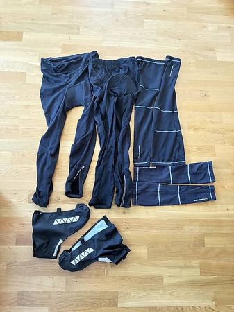 Winter-Fahrradbekleidungs-Paket  6-teilig (Gr. M/L)