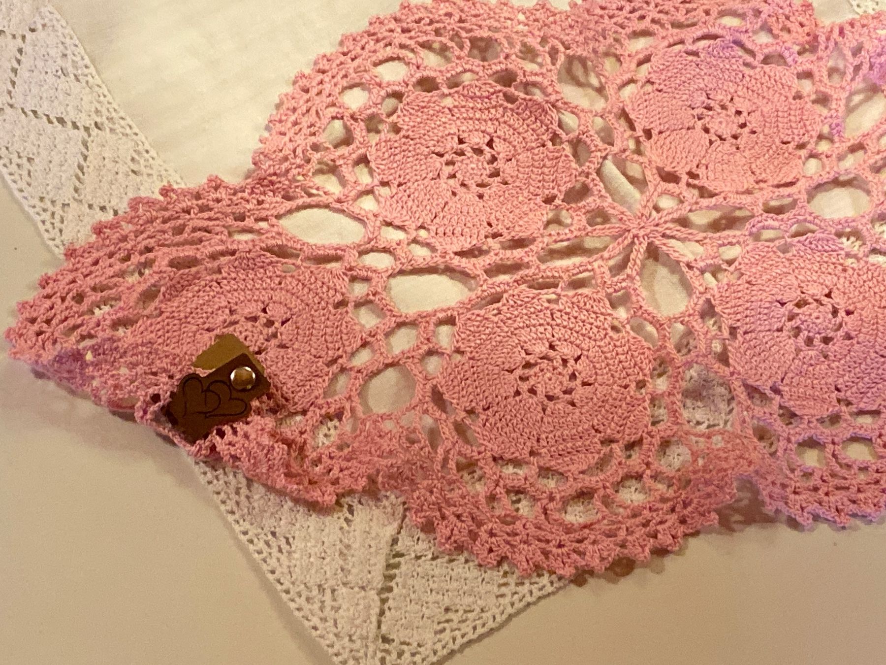 Tessuti: SPITZEN DECKE ROSA-VINTAGE – Nuovo e nell'imballaggio originale da Meienried venduto da ManuelaBoutique 2