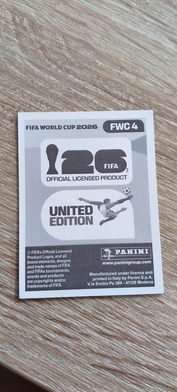 Panini Carte collezionabili: FIFA World Cup 2026 / FWC 4 – Nuovo (secondo la descrizione) da Plan-les-Ouates venduto da col_vq9g 1