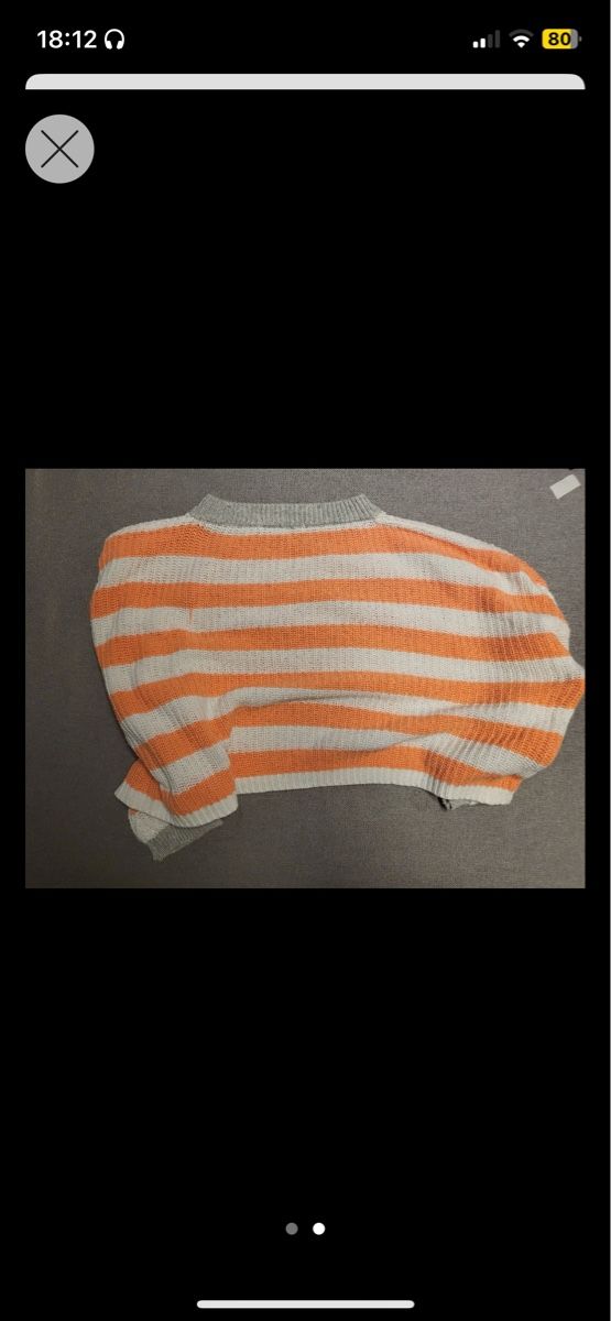 Pullover & Sweatshirts: Orange Weisser Pullover + Unterhemd – Neu (gemäss Beschreibung) aus Lenk im Simmental von banane50626 1