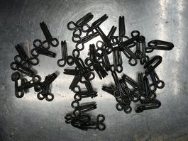 Nähzubehör Haken für Hosen  Sattlerhaken alte Beschäge