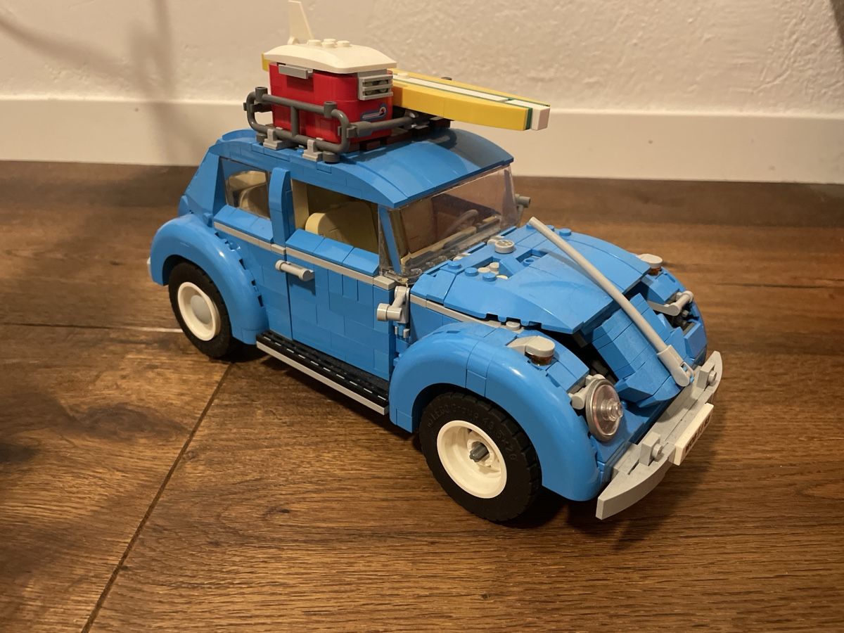 Lego Giocattoli: LEGO VW Käfer, blau, mit Surfbrett – Usato da Pura venduto da pascavaa